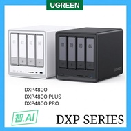 UGREEN DXP4800 PLUS/PRO (WHITE) NASync AI Enabled NAS [myplug] AI Photo Recognition, Network Attache