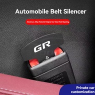 [Ready Stock] GR Sport Logo Car Seat Belt Clip Extender Safety Seatbelt Buckle Plug Muffler Car Acce