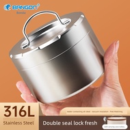 stainless steel lunch box lunch box Autumn Winter 316L Stainless Steel Office Workers Insulated Lunc