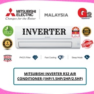 MITSUBISHI AIR CONDITIONER INVERTER[MSY-JS10 1 HP / MSY JS13 1.5 HP / MSY JS18  2 HP / MSY JS24 2.5 HP ]-  Send By Lorry