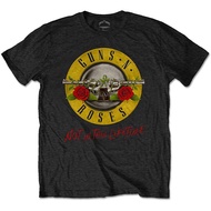 Guns N Roses Not In This Lifetime Tour Slim Fit Series High Quality Short Sleeve T-Shirt New Fashion  Large Size Top Sports Fitness Men's Round Neck Tee Street Loose