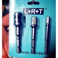 Set of 03 screw to bolt adapters 1/2" - 3/8" - 1/4" L+R+T high quality Taiwanese products [JH Shop 0