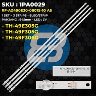 PANASONIC 49 Inch TV BACKLIGHT TH-49E305G 49F305G 49F306G RF-AZ490E30-0801S-10 A5