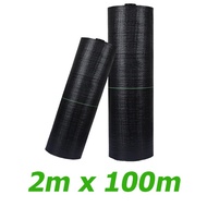 (จัดส่งฟรี) ขนาดใหญ่3x50m.3x100m.2x50m.2x100m.1x200m.1x100m.1x50m ผ้ากันวัชพืช ผ้ากำจัดวัชพืช ระบาย