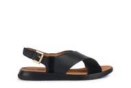 GEOX Ladies D Dandra Buckle Sandals - Black D45NNB-05422-C9999S4