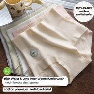 KATUN 009CD Women's high waist soft cotton panties CD panty high waist seamless non-slip size M XL X