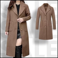 New Jubah Blazer Panjang Wanita Long Coat Selutut Original