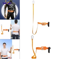 [Simhoa] Safety Work Belt - Climbing Body Belt Rock Mountaineering - Fall Arrest Harnesses Safety Eq