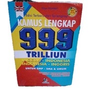 COMPLETE DICTIONARY 999 TRILYUN ENGLISH INDO - INDO ENGLISH, MEDIUM SIZE, NEWEST AND MOST COMPLETE E