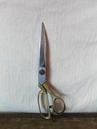 「庄三郎 裁縫剪刀」11吋銅柄 — 古物舊貨、早期民藝、生活工具、古道具收藏