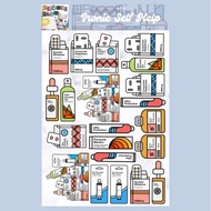 Ironic Self Help Sticker Sheet