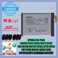 Sony Xperia XA1 Plus XA 2 Plus H4413 H4493 XA2 Ultra LIP1653ERPC H4213 H4233 G3416 G3412 3580mAh Bat