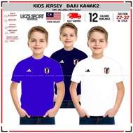 LIKZS X JAPAN Kids Jersey DX1 Baju Budak Jersi Kanak2 Training Microfiber Warm Up Fans  Kids Jersey