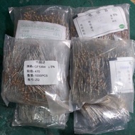 Resistor 1/4w 1pack 1000pcs 1 ohm 10 ohm 100 ohm 1k ohm 10k ohm 100k ohm 1m ohm