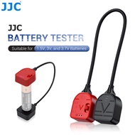 JJC เครื่องทดสอบแบตเตอรี่ใช้ได้กับแบตเตอรี่1.5V 3V 3.7V สำหรับ LR44/LR41/LR43/LR44H/A76/AA/Aaaa/c/d/