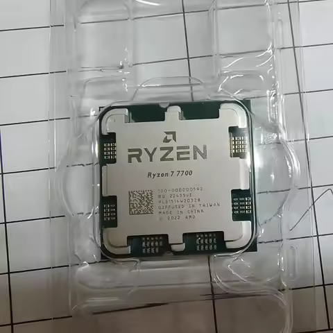 AMD Ryzen 7 7700 R7 7700 3.8 GHz 8-Core 16-Thread CPU Processor 5NM L3=32M 100-000000592 Socket AM5 