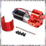 [Z F L U] 370 Brushed Motor+Alloy Heat Sink  Set with Steel Gears for   C14 C24 B14 B24 B16 B36  6X6