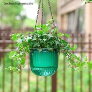 [Tech] 5.71in Round Hanging Basin Office Hanging Basin Balcony Potted Hanging Basin Boutique