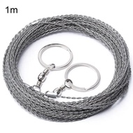 Outdoor Manual Hand Steel Wire Saw 1/2M Hand Chain Saw Cutter Portable Travel Camping Emergency Gear Survival Tools