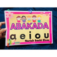 ABAKADA Kids Learning Chart Waterproof Reading Materials