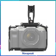 Novapeak-my Akozon Aluminum Camera Cage Top Handle Kit Dual Cold Shoe Mount for A7CII A7C2 A7CR A7CM