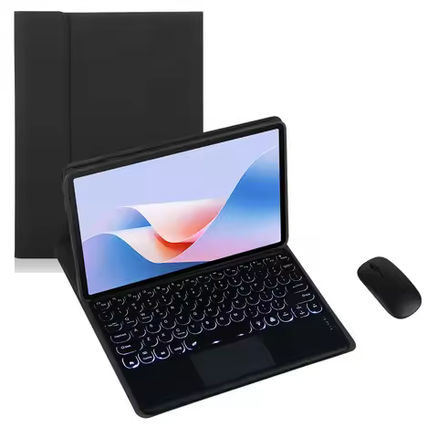 Detachable Bluetooth Circular Round Keycap Keyboard Case & Mouse for OPPO Pad SE 11inch 2025 Tablet 