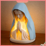 {lowerprice}  Blessed Mother Blue Veil Night Light Mary Night Light Resin Table Lamp Praying Blessed