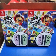 (旺角家樂坊9樓917鋪 / 將軍奧尚德廣場2樓213號 門市) 全新  Switch Super Mario Party 超級孖寶兄弟 瑪利歐派對遊戲連淡雅紫/ 淡雅紫Joy-Con套裝 （有齊中文/英文字幕）