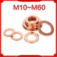 Copper flat gasket, marine watch flat gasket, sealing gasket, pure copper metal screw flat gasket M1