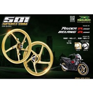 Rapido 501 Sport Rim New Suzuki Raider 150Fi / Suzuki Belang 150 (F 1.60-17 R 1.85-17)