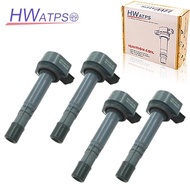 4pcs 30520-PVJ-A01 IGNITION COILS For HONDA Civic Pilot Ridgeline 2001-2008 UF400 U5051 IC520 30520-
