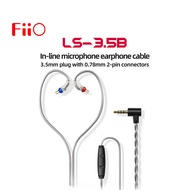 FiiO LS-3.5B In-Line Microphone Earphone Cable with 3.5mm Plug 0.78mm 2PIN Connect For FD11 FD3