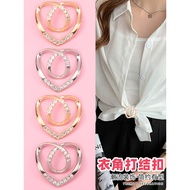 Clothes Corner Knot Clip Multifunctional High-End Scarf Buckle T-Shirt Hem Fixing Buckle Handy Tool