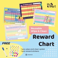 Children's REWARD CHART RESPONSIBILITY CHART Children's Education Star STICKER REWARD Board