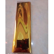 (ecer 1 Meter) plastik prada foil emas silver wessler pewarna kaligrafi