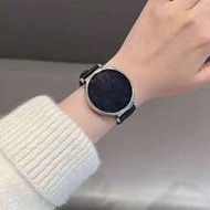 1pc Women's Slim Waist Microfiber Leather Smart Watch Band, Suitable For 18mm 20mm 22mm, Compatible 