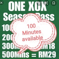 XOX 100 minutes season pass