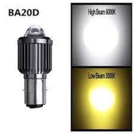 LED lamp H6 BA20D H6 LED D2 Dual Color