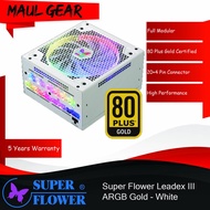 Super Flower Leadex III ARGB Gold 850W Power Supply - White