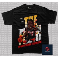 NBA - Dwyane Wade T-Shirt - Shirt - T-Shirt - Basketball T-Shirt - Cotton Combed 24s