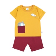 FIFFY POCKET PILOT T-SHIRT SUIT BAJU BAYI baby clothes set (3225015)