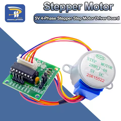 Raspberry Pi kit 1Set 28BYJ-48 5V 4-Phase Stepper Step Motor + Driver Board ULN2003 with drive Test 