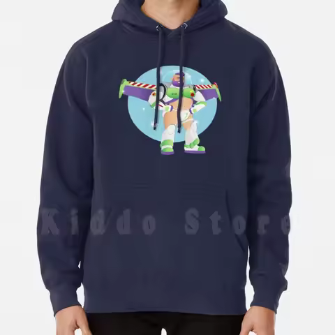 Buddy Buzz Hoodie Long Sleeve Diaper Abdl Queer Bear Kink Fantasy Boyfriend Buzz Woody Rainbow Ddlg