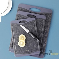 LocknLock Black Marble antibacterial plastic cutting board 3 sizes CKD006 CKD007 CKD008 - Black