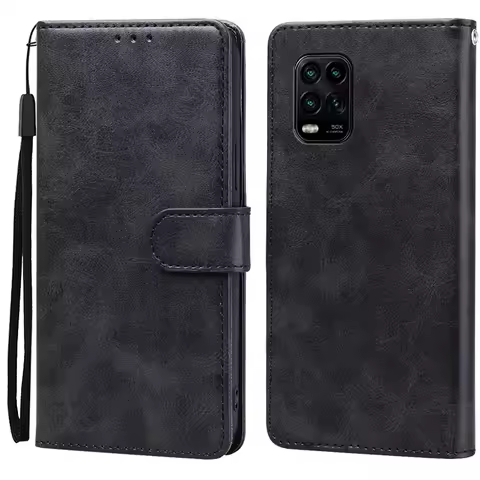 For Xiaomi Mi 10 Lite 5G Case Leather Wallet Flip Cover For Xiaomi Mi 10 Lite Phone Case Mi 10 Lite 