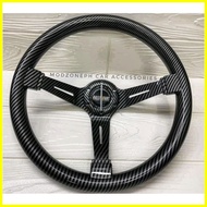 ☇◑ ♆ ◧ Mitsubishi Ralliart OMP Steering Wheel 14inch Available BOSS KIT ADAPTOR