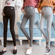 Lace-Up Maternity Leggings Spring Autumn Style Feet Pants Belly Lift Striped Legg