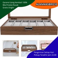 6 Slot Watch Box Watch Box Storage Organizer Elegant Luxury Stylish Trendy Latest Durable For Collec