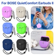 Anti-Lost Case For BOSE QuietComfort Earbuds II Silicone Earphone Case Earbuds Cover Protective Shell