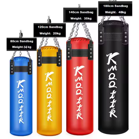 PU Leather Punching Boxing Bag, Punching Bags for Adults, MMA Muay Thai Taekwondo Sanda,Home Boxing 